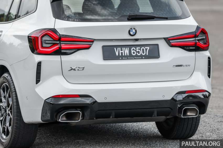 2022 G01 BMW X3 sDrive20i facelift in Malaysia – full gallery; M Sport exterior, new interior kit; fr RM297k 1500483