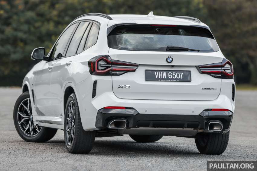 2022 G01 BMW X3 sDrive20i facelift in Malaysia – full gallery; M Sport exterior, new interior kit; fr RM297k 1500460