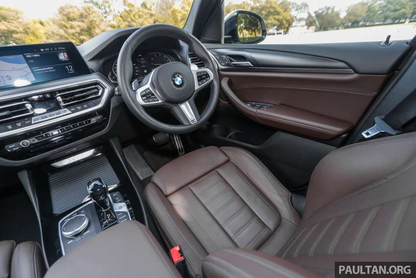 2022 G01 BMW X3 sDrive20i facelift in Malaysia – full gallery; M Sport exterior, new interior kit; fr RM297k 1500534