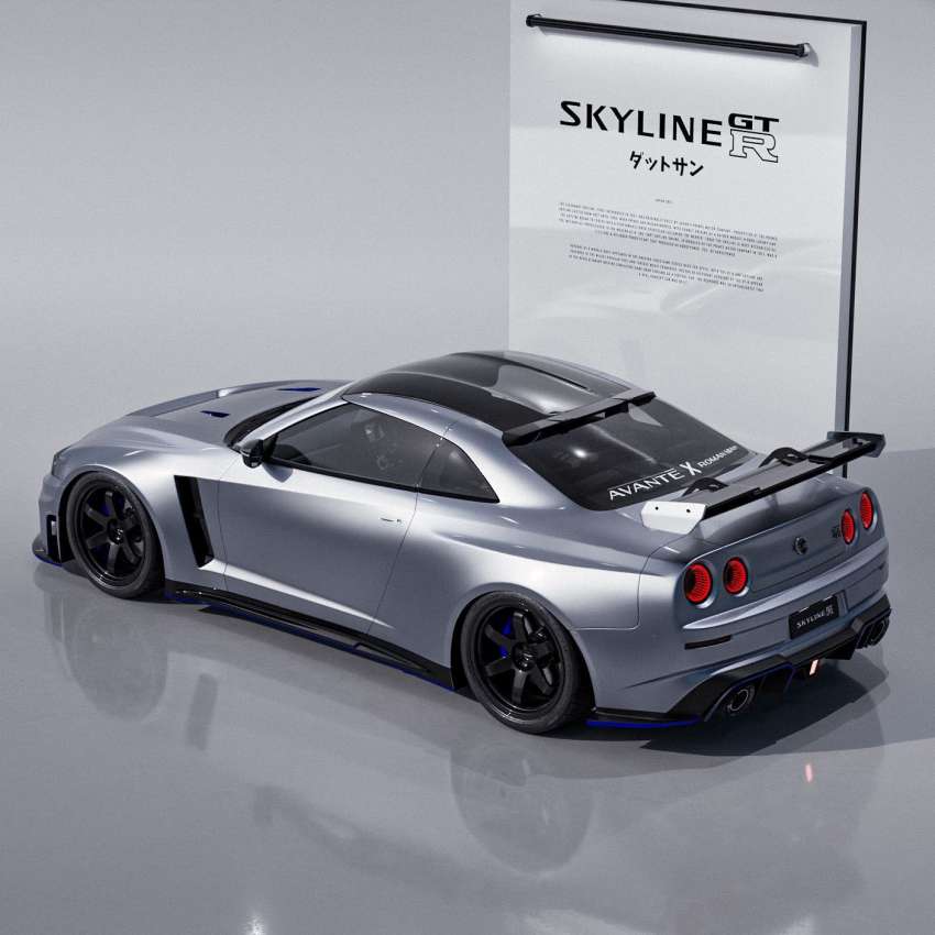Nissan *R36* Skyline GTR Render. Thoughts? Design by @romanmiah  @avante.design_ #skyline #carlifestyle #r36 #r36GTR #GTR #skylinegtr