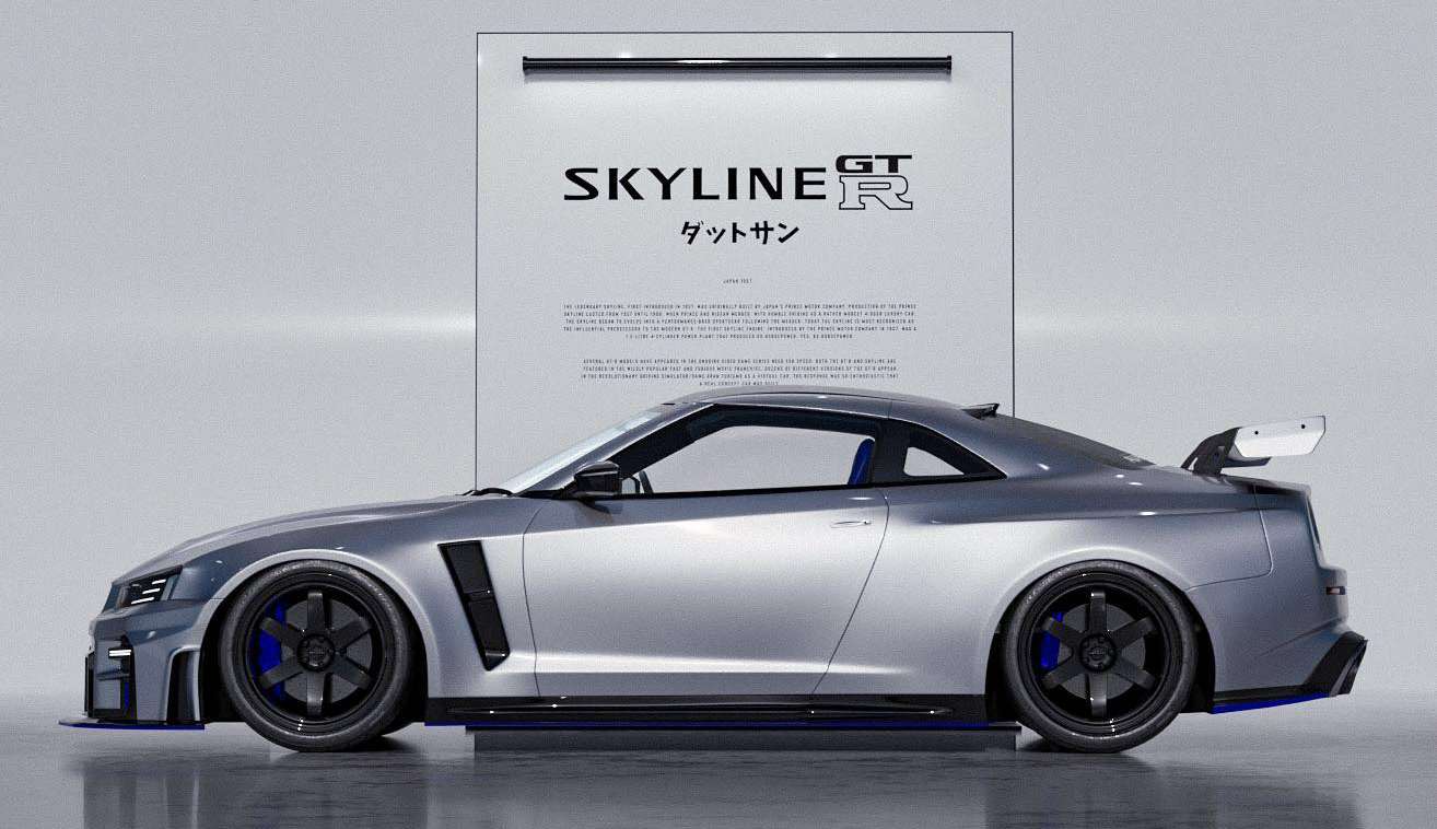 Nissan Skyline GT-R - Skyline R36 concept😍 Rate 1-36⤵ Via: @romanmiah