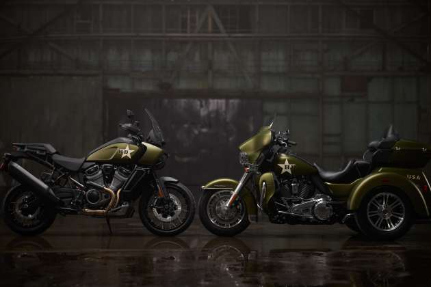 2022 Harley-Davidson Pan America 1250 Special and Tri Glide Ultra G.I. limited editions honour US military