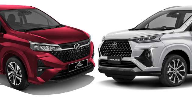 Perodua Alza 2022 vs Toyota Veloz – beza harga RM20k, apa perincian yang lain antara kedua-duanya?