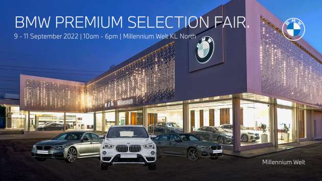 BMW Premium Selection Fair by Millennium Welt, Sept 9-11 – enjoy complimentary first-year insurance [AD]
