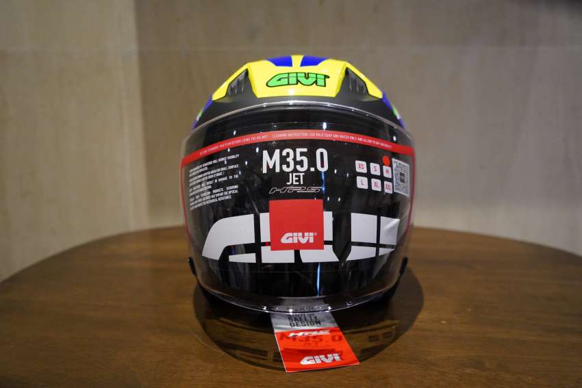 Givi lancar helmet M35.0 – taraf keselamatan ECE R22.06, lapan warna, harga jangkaan bermula RM360 1504936