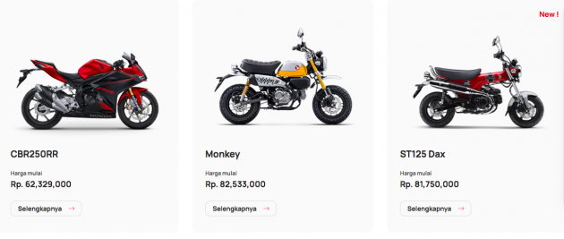 2022 Honda Dax ST125 minibike in Indonesia, more expensive than a Honda CBR250RR at RM24,600