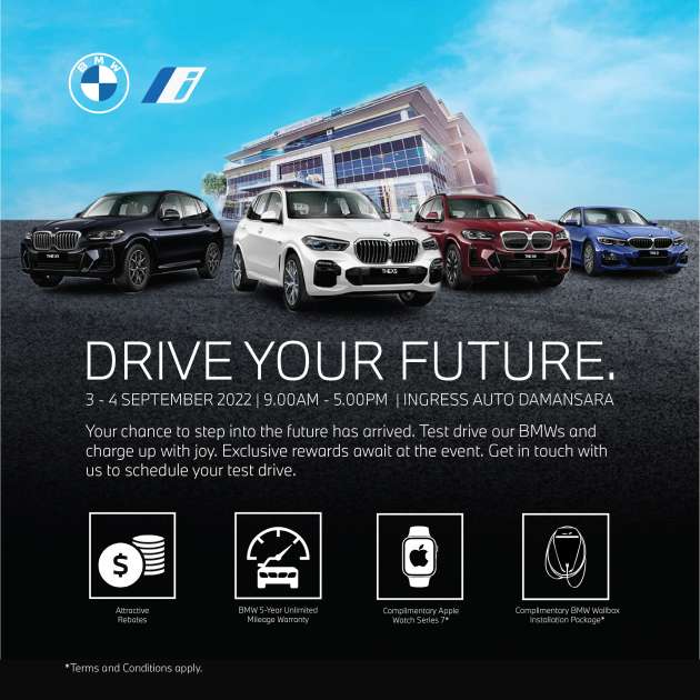 Enjoy a RM1,888 Wallbox Installation Package or Apple Watch with your new BMW from Ingress Auto [AD]