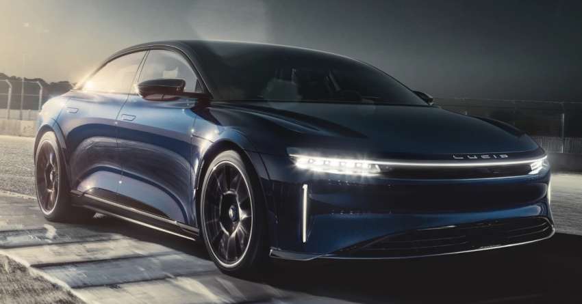 Lucid Air Sapphire – three-motor EV with over 1,200 hp, 0-160 km/h under four seconds; fr RM1.1m in US 1503611
