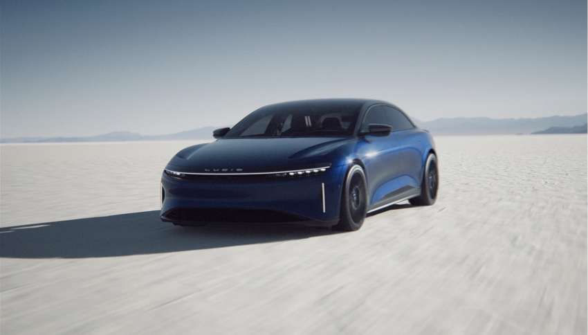 Lucid Air Sapphire – three-motor EV with over 1,200 hp, 0-160 km/h under four seconds; fr RM1.1m in US 1503613