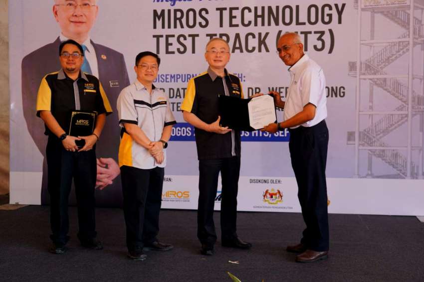 MIROS MT3 test facility for active and passive safety systems to be built in Sepang; completion by end 2022 1505579