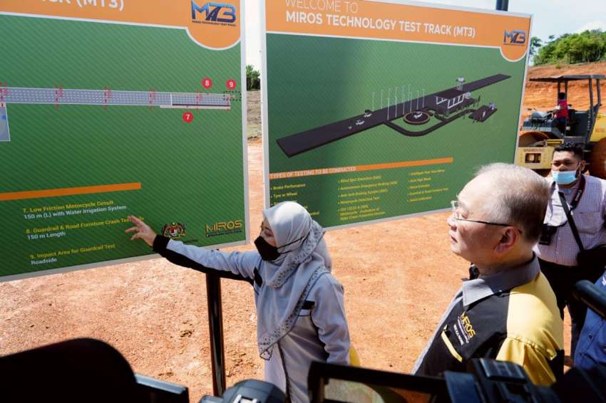 Litar MT3 kendalian MIROS di Sepang siap hujung 2022; untuk ujian sistem keselamatan kenderaan 1505594