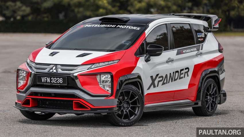 Motorsport-themed Mitsubishi Xpander in Malaysia by Speedline Industries: inspired by real AP4 rally car 1503214