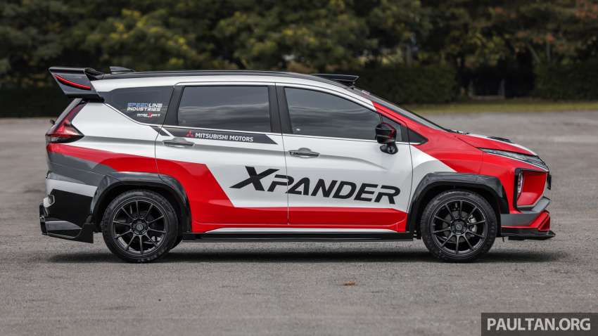 Motorsport-themed Mitsubishi Xpander in Malaysia by Speedline Industries: inspired by real AP4 rally car 1503226