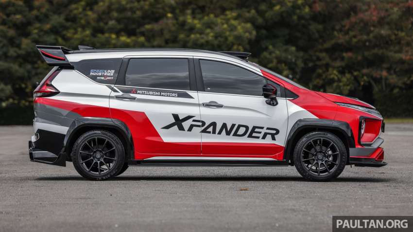Motorsport-themed Mitsubishi Xpander in Malaysia by Speedline Industries: inspired by real AP4 rally car 1503227