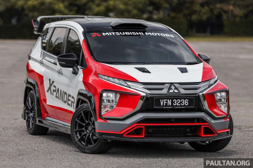 Motorsport-themed Mitsubishi Xpander in Malaysia by Speedline Industries: inspired by real AP4 rally car 1503216