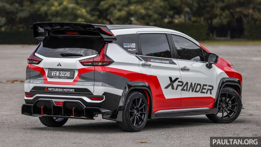 Motorsport-themed Mitsubishi Xpander in Malaysia by Speedline Industries: inspired by real AP4 rally car 1503218