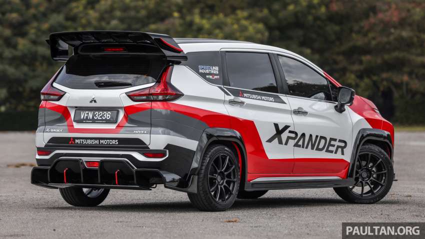 Motorsport-themed Mitsubishi Xpander in Malaysia by Speedline Industries: inspired by real AP4 rally car 1503219