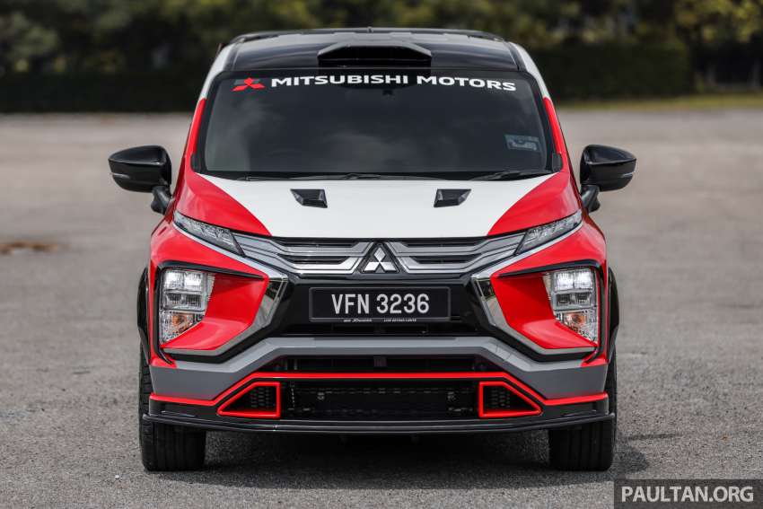 Motorsport-themed Mitsubishi Xpander in Malaysia by Speedline Industries: inspired by real AP4 rally car 1503222