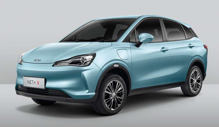 NETA V EV launched in Thailand – 38.5 kWh, 384 km range, initial CBU China before CKD by PTT, RM68k 1504984