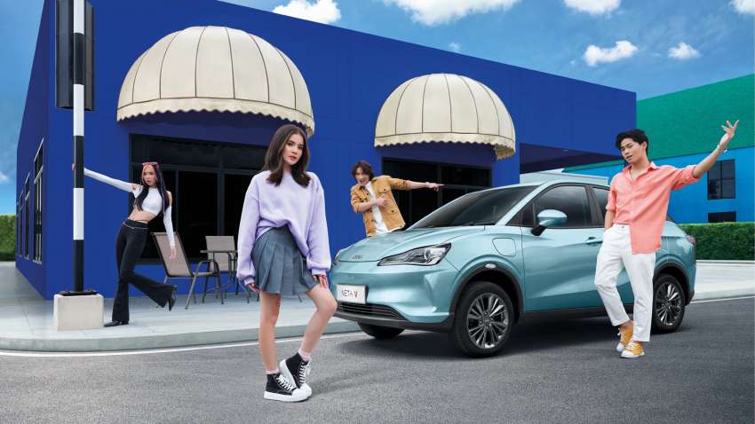 NETA V EV launched in Thailand – 38.5 kWh, 384 km range, initial CBU China before CKD by PTT, RM68k 1504967