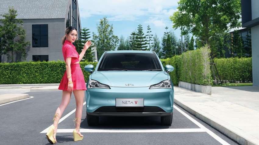 NETA V EV launched in Thailand – 38.5 kWh, 384 km range, initial CBU China before CKD by PTT, RM68k 1504972
