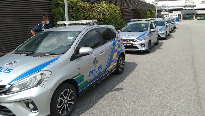 Perodua Myvi police cars – not pursuit vehicles, but part of PDRM CSR programme for selected districts 1498523