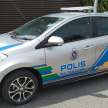 Perodua Myvi police cars – not pursuit vehicles, but part of PDRM CSR programme for selected districts