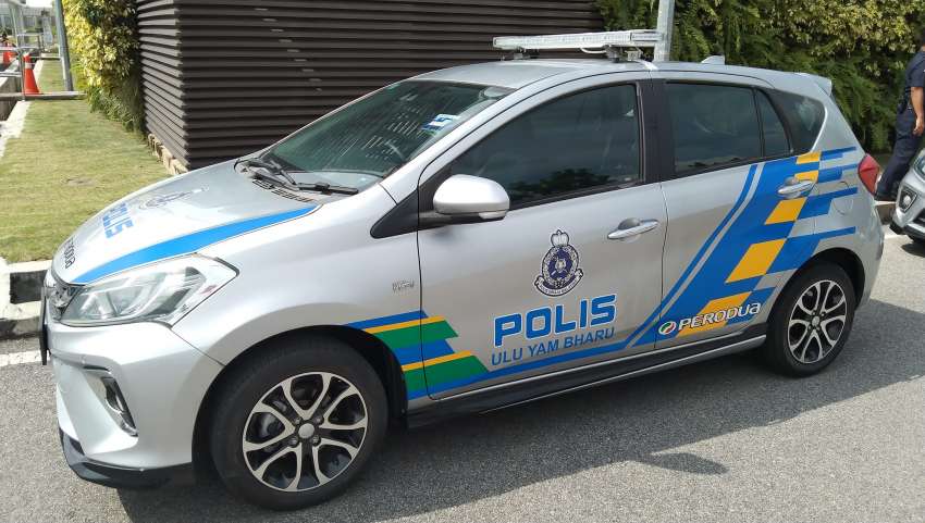 Perodua Myvi police cars – not pursuit vehicles, but part of PDRM CSR programme for selected districts 1498522