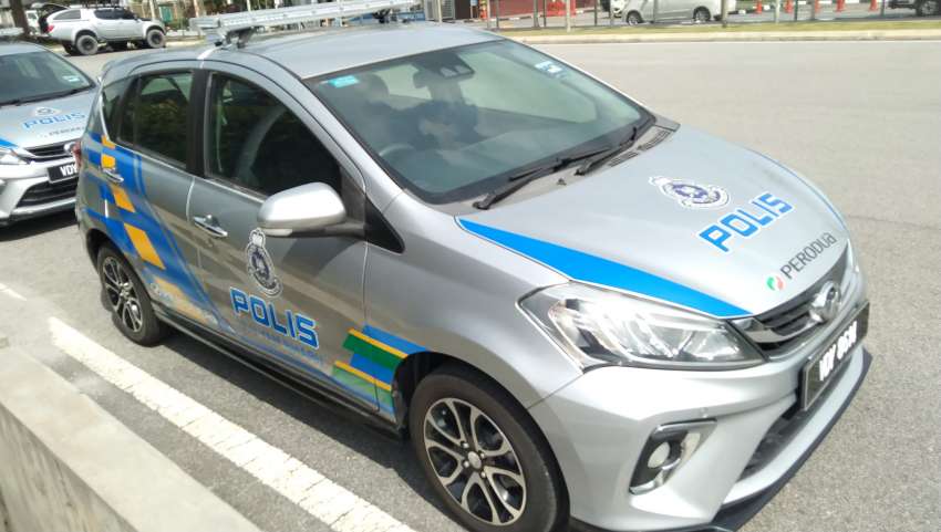 Perodua Myvi police cars – not pursuit vehicles, but part of PDRM CSR programme for selected districts 1498520