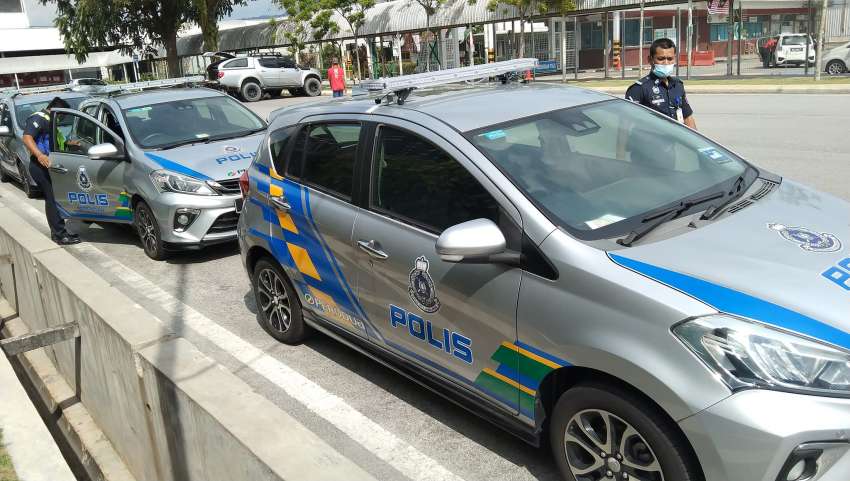 Perodua Myvi police cars – not pursuit vehicles, but part of PDRM CSR programme for selected districts 1498519