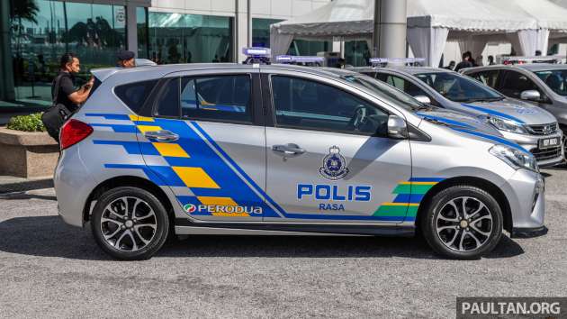 Perodua Myvi police cars – P2 hands over 5 units to PDRM; to be used in Ulu Yam Bharu, Rasa, Serendah