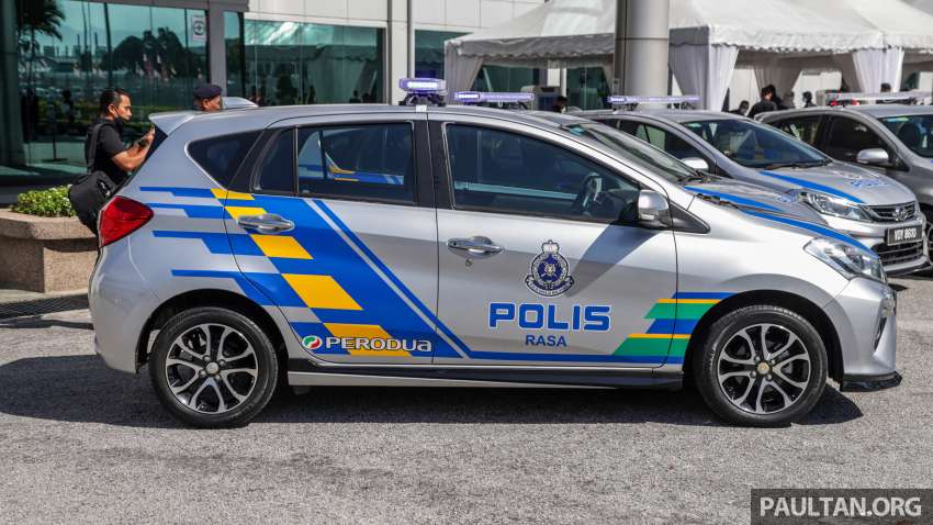 Perodua Myvi police cars – P2 hands over 5 units to PDRM; to be used in Ulu Yam Bharu, Rasa, Serendah 1504211