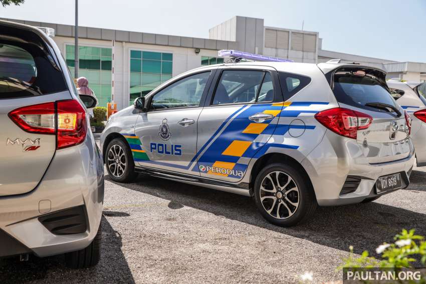 Perodua Myvi police cars – P2 hands over 5 units to PDRM; to be used in Ulu Yam Bharu, Rasa, Serendah 1504214