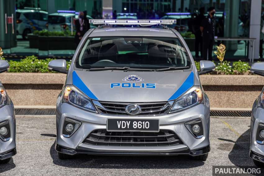 Perodua Myvi police cars – P2 hands over 5 units to PDRM; to be used in Ulu Yam Bharu, Rasa, Serendah 1504203