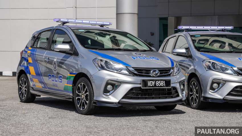 Perodua Myvi police cars – P2 hands over 5 units to PDRM; to be used in Ulu Yam Bharu, Rasa, Serendah 1504206