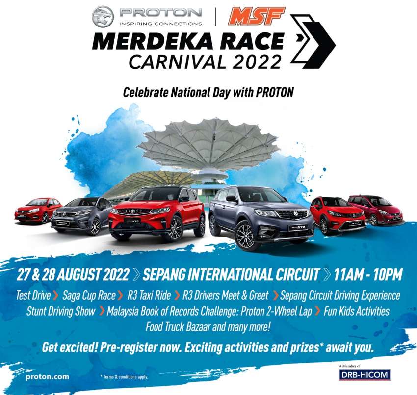 Proton-MSF Merdeka Race Carnival 2022 in Sepang – experience all things Proton this August 27-28 1504575