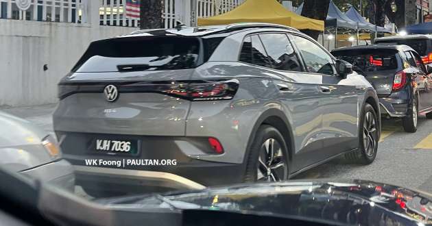 Volkswagen ID.4 spotted in Malaysia – MEB-based EV with up to 520 km of range, 204 PS; launching here?
