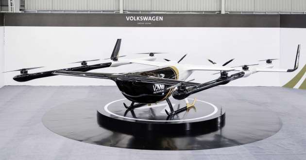 Volkswagen V.MO – prototaip drone penumpang elektrik boleh bawa empat orang, sehingga 200 km