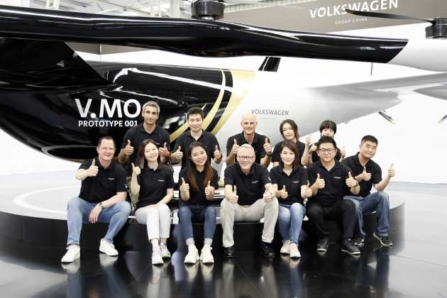 Volkswagen V.MO – prototaip drone penumpang elektrik boleh bawa empat orang, sehingga 200 km