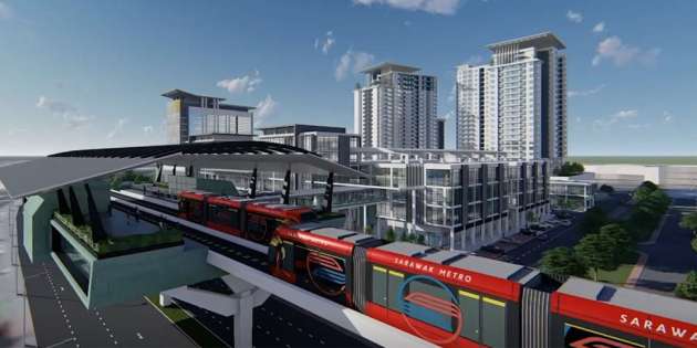 Sistem Pengangkutan Bandar Kuching bakal punya Rapid Transit Automatik; guna FCEV pertama di dunia
