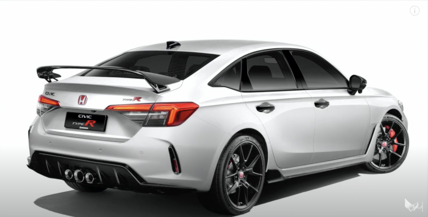 2022 Honda Civic Type R Sedan rendered – inspiration for Civic FE sedan owners, cooler than the hatchback? 1494919