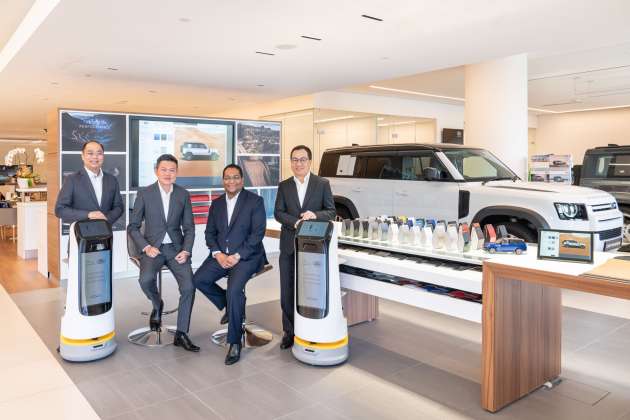 Jaguar Land Rover Malaysia adds Robot Assistants to Ara Damansara showroom for contactless assistance
