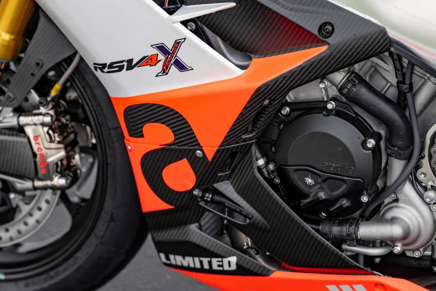 2022 Aprilia RSV4 Xtrenta is a 230 hp, 166 kg track-only weapon, limited to only 100 units worldwide 1507559