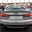 2022 Audi RS5 Sportback facelift in Malaysia – 450 PS, 650 NM, 280 km/h top speed, RS modes, RM810k