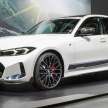 2022 BMW M340i xDrive facelift with M Performance Parts – G20 LCI loaded with carbon-fibre, Alcantara