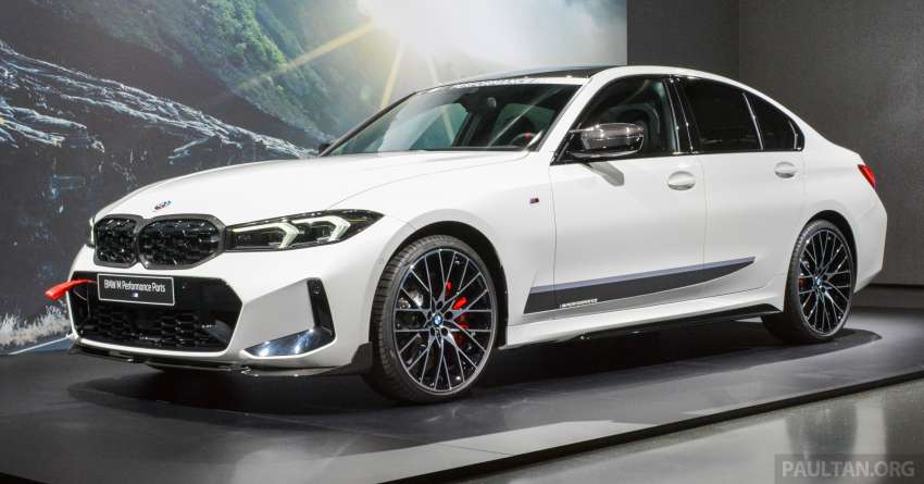 2022 BMW M340i xDrive facelift with M Performance Parts – G20 LCI loaded with carbon-fibre, Alcantara Image #1515542