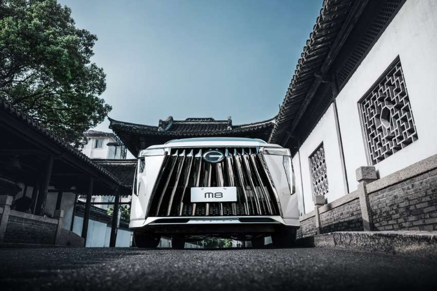 GAC Trumpchi M8 in China – three-row luxury MPV with massive grille; petrol, hybrid, PHEV powertrains 1507936
