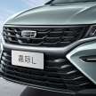 Geely Jiaji L dilancar di China – model facelift dengan gril Infinite Weave Proton, 1.5L Turbo empat-silinder