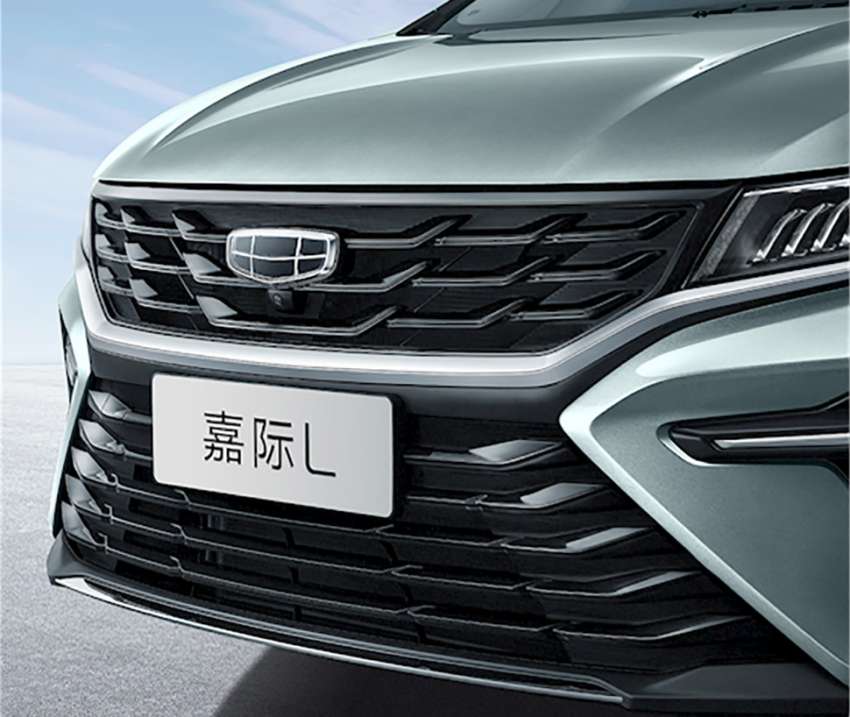 Geely Jiaji L dilancar di China – model facelift dengan gril Infinite Weave Proton, 1.5L Turbo empat-silinder 1507668