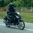 Yamaha Sirius FI spotted road testing in Malaysia